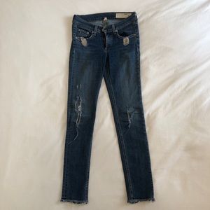 Rag & Bone Ripped Skinny Jeans